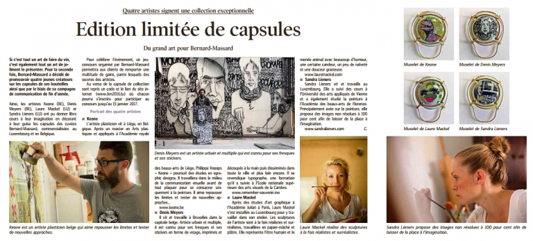 edition limitée de capsules | luxemburger wort | december 3rd '16 | LUX